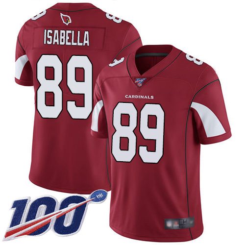 Arizona Cardinals Limited Red Men Andy Isabella Home Jersey NFL Football 89 100th Season Vapor Untouchable
